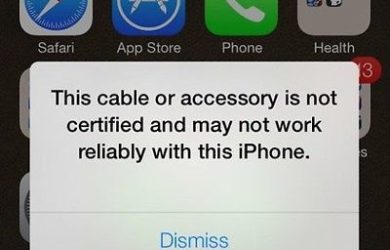 How to Fix This Cable or Accessory Is Not Certified or May Not Work Reliably with This IPhone.