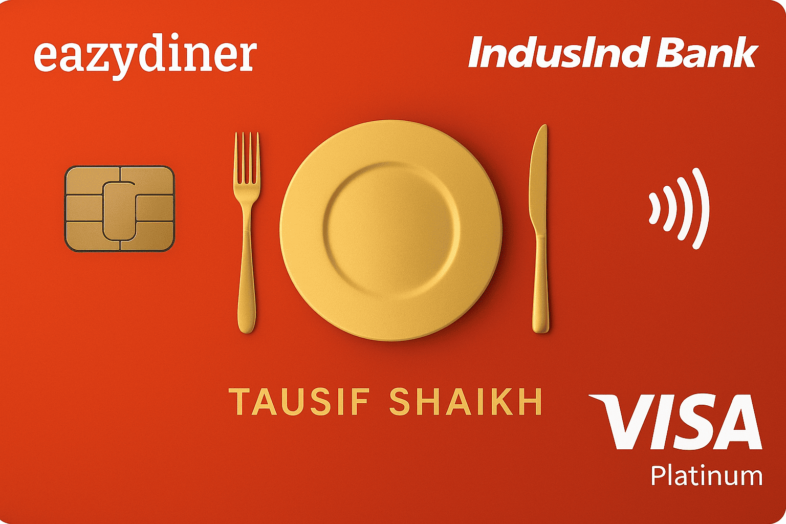 EazyDiner IndusInd Card